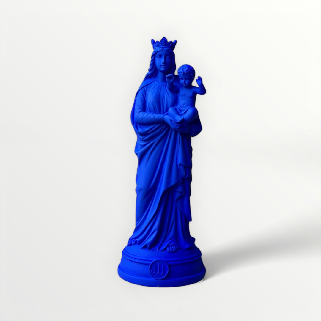 Statuette de la Vierge à l'enfant 30cm - Notre-Dame de la Garde - Couleur intemporelle