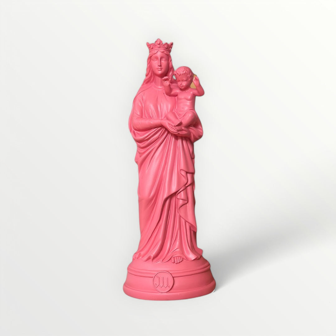 Statuette de la Vierge à l'enfant 30cm - Notre-Dame de la Garde - Couleur intemporelle