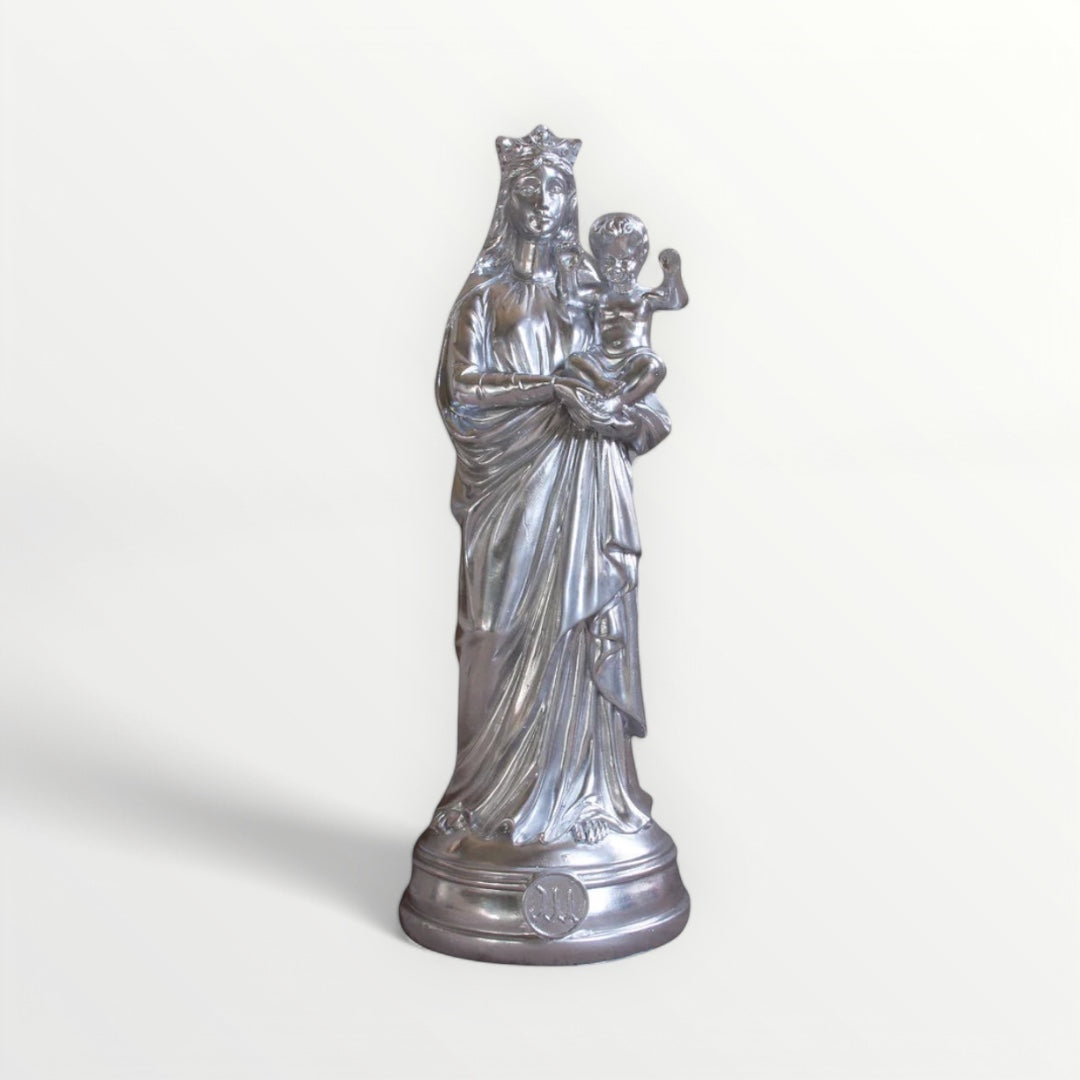 Statuette de la Vierge à l'enfant 30cm - Notre-Dame de la Garde - Couleur intemporelle