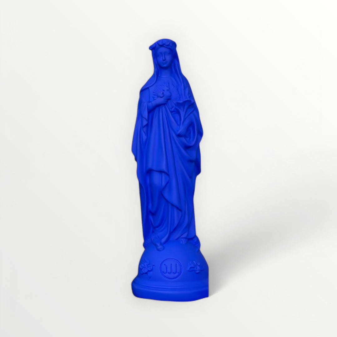 Statuette de la Vierge Marie aux Fleurs - Couleur intemporelle