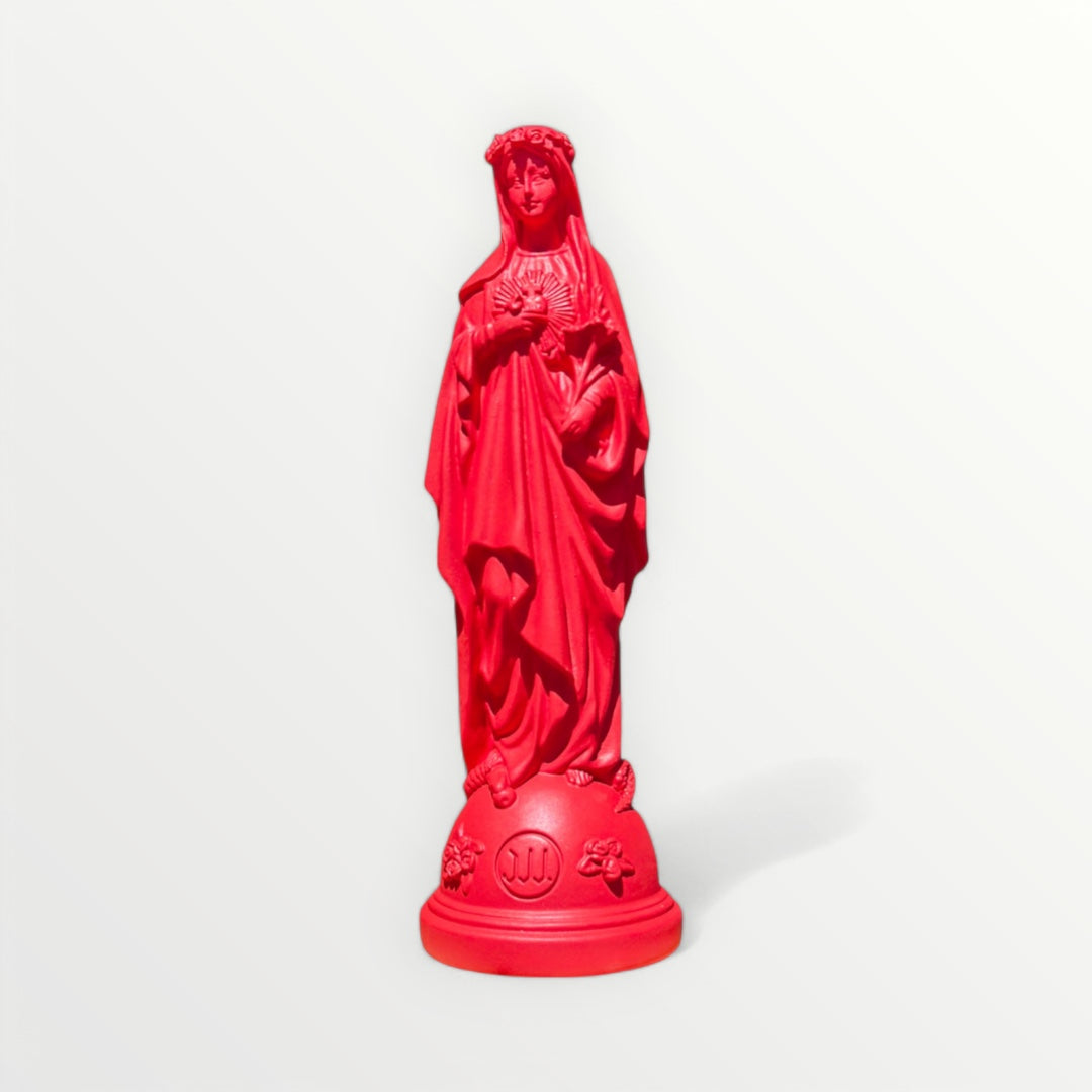 Statuette de la Vierge Marie aux Fleurs - Couleur intemporelle