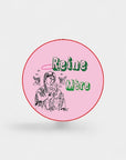 Brooch & round button badge for special mom clothing