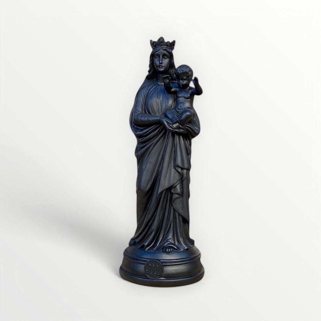 Statuette de la Vierge à l'enfant 30cm - Notre-Dame de la Garde - Couleur intemporelle
