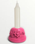 Candle holder ex-voto sacred heart plaster - I saw the Virgin