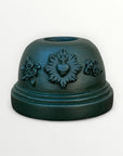 Candle holder ex-voto sacred heart plaster - I saw the Virgin