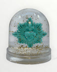 Boule à neige ex-voto bleu nuage
