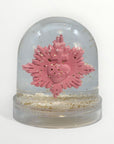 Boule à neige ex-voto rose bazooka