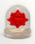 Boule à neige ex-voto rouge carmin