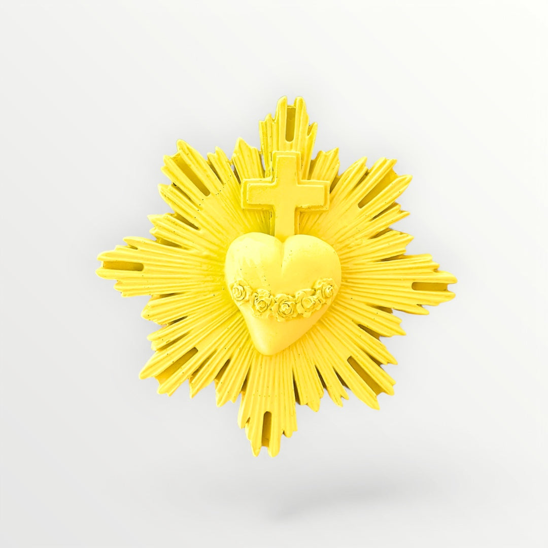 Ex-voto Cœur Vital Jaune Citron