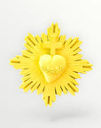 Ex-voto Cœur Vital Jaune Citron