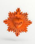 Ex-voto Cœur Vital Orange Mandarine