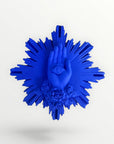 Ex-voto coeur vital bleu Indigo