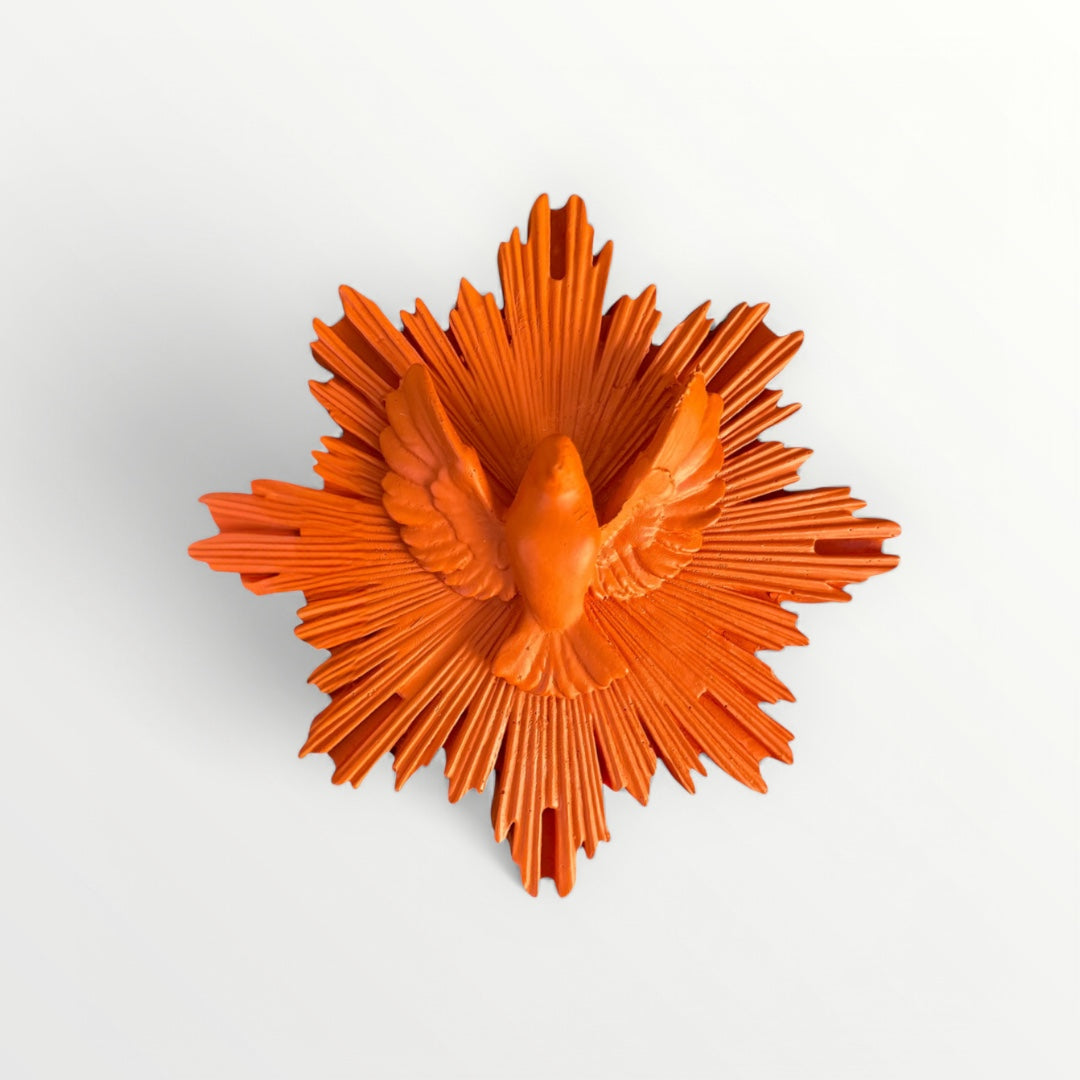 Ex-voto oiseau  Envole-Moi orange mandarine