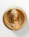Ex-voto visage de Marie en relief - Selfie or