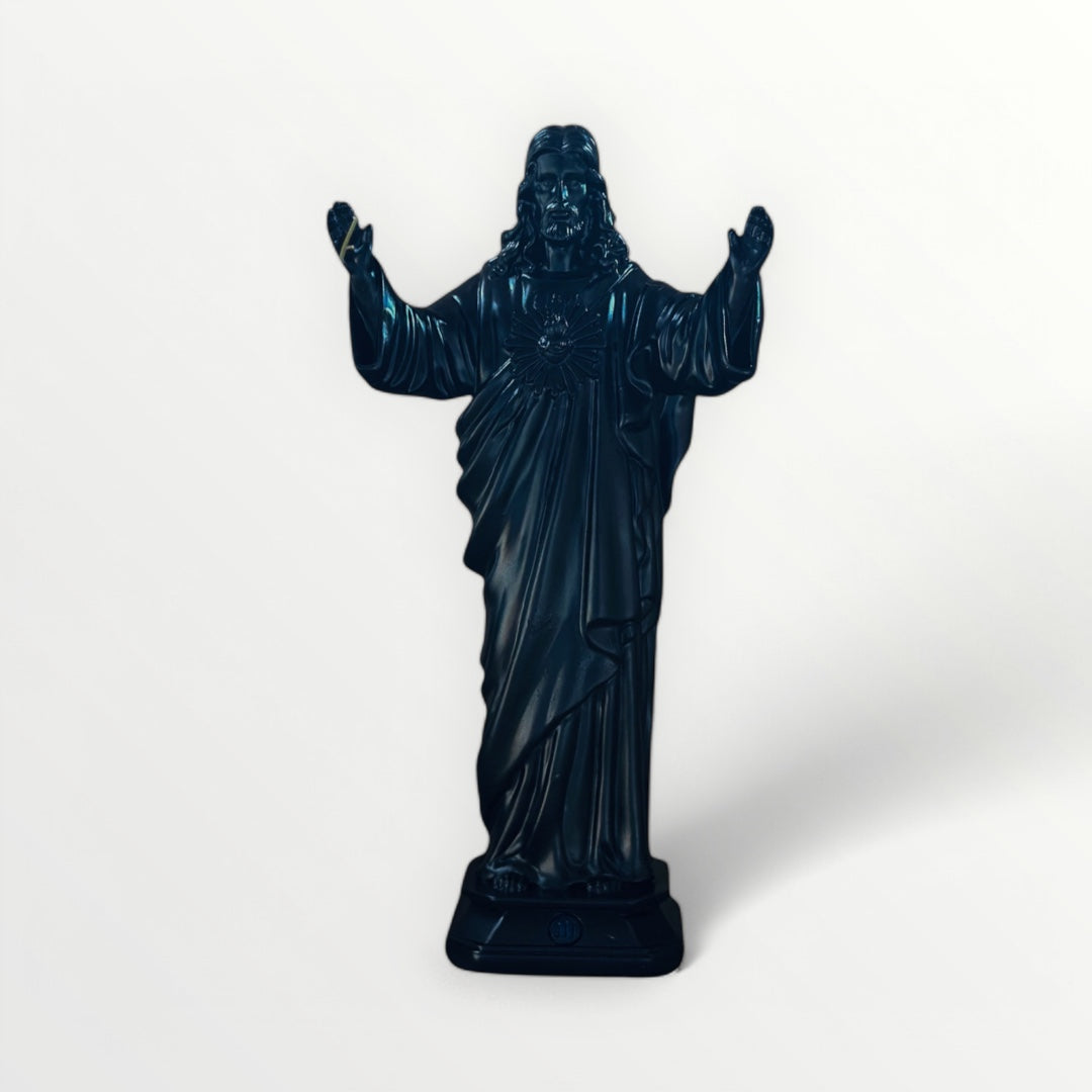 Statuette Jesus loves you - 22cm- J'AI VU LA VIERGE - Couleur intemporelle