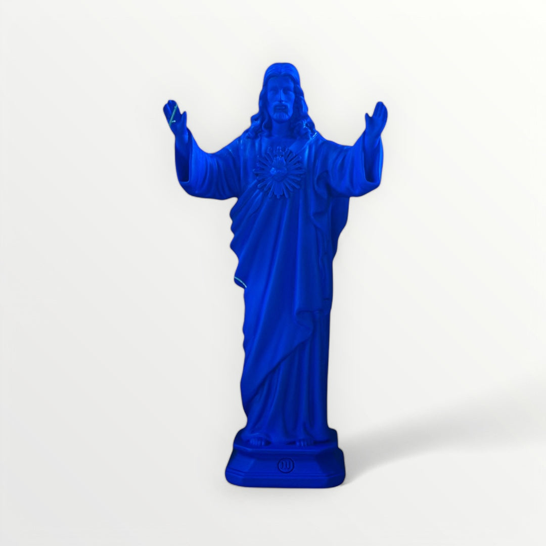 Statuette Jesus loves you - 22cm- J'AI VU LA VIERGE - Couleur intemporelle