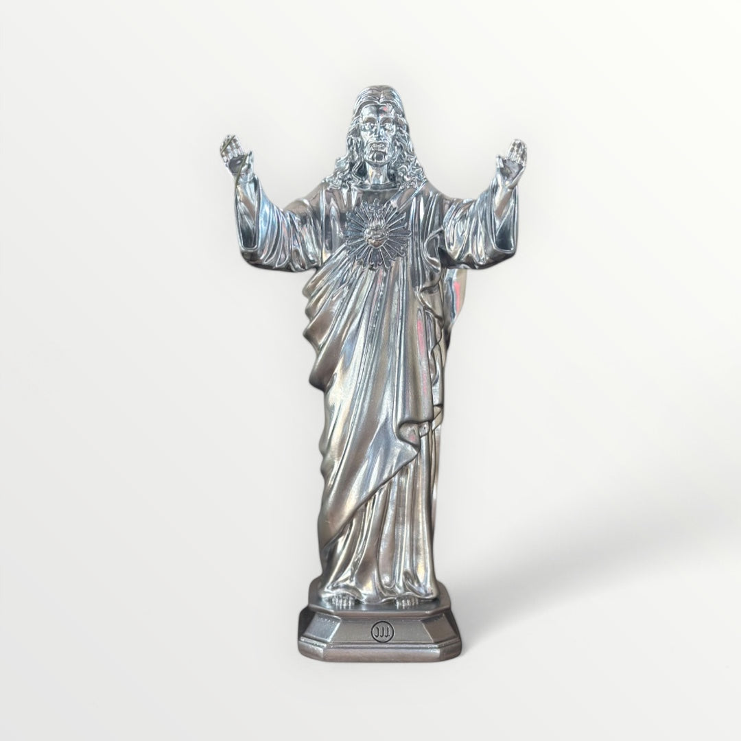 Statuette Jesus loves you - 22cm- J'AI VU LA VIERGE - Couleur intemporelle