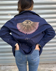 Eye of Kindness Chinese Blue Jacket