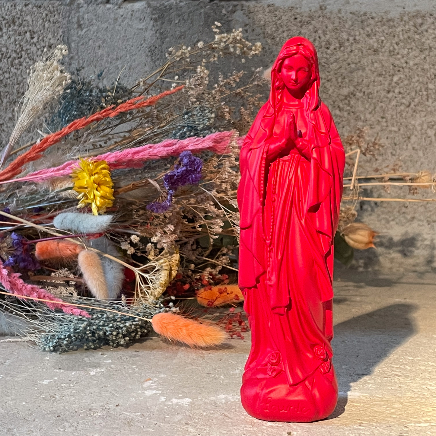 Statuette décoration d'intérieur Vierge Marie Lourdes tagada