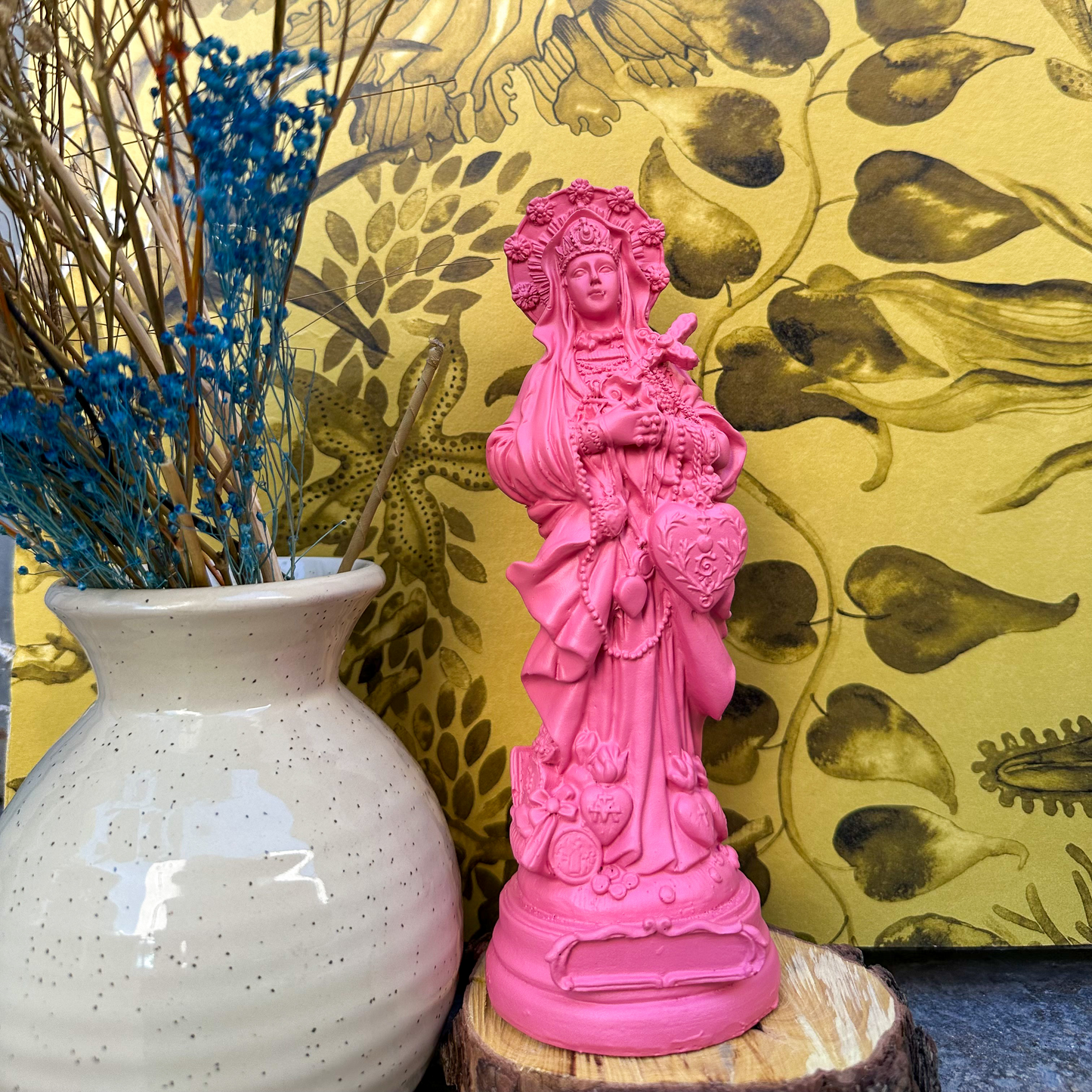 Statuette Sainte Erzulie-Freda - couleurs intemporelles bazooka