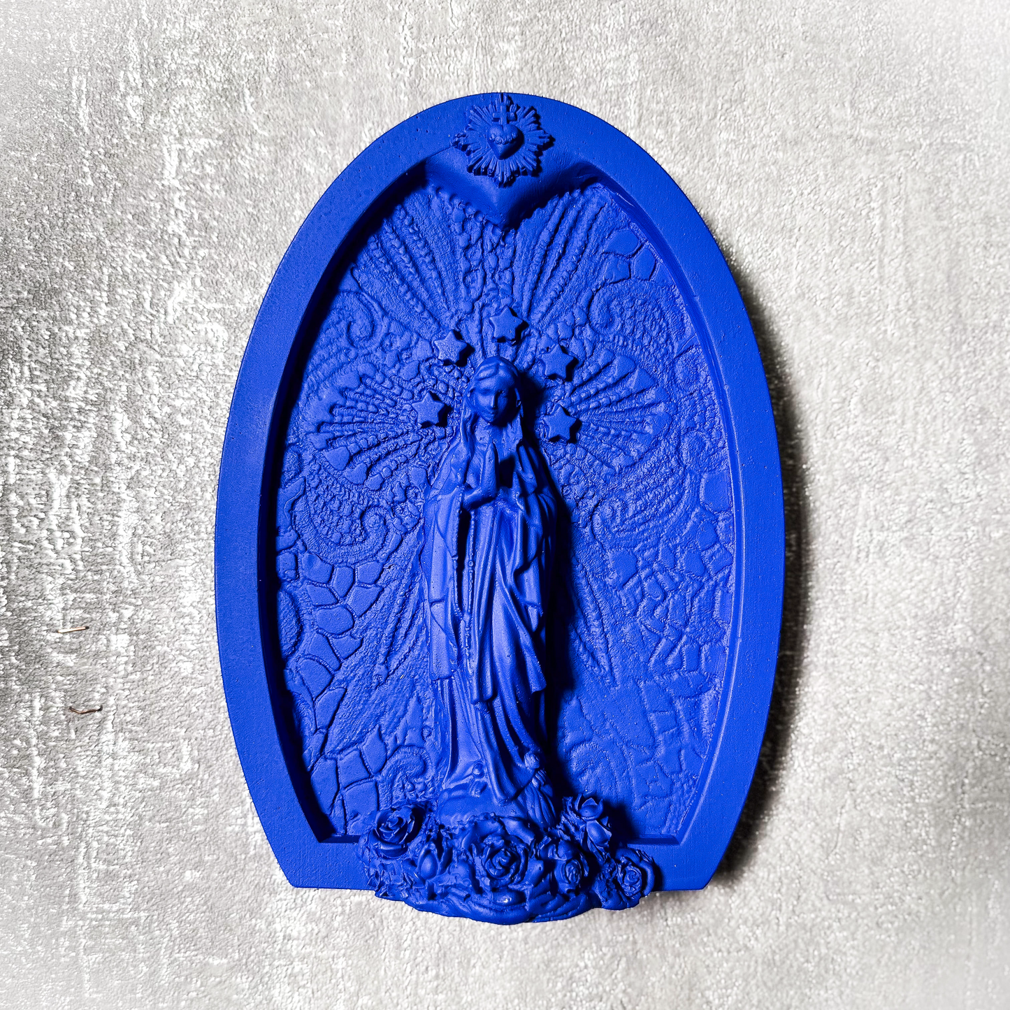 Ex-voto décoration murale "Délicate" couleurs intemporelles indigo