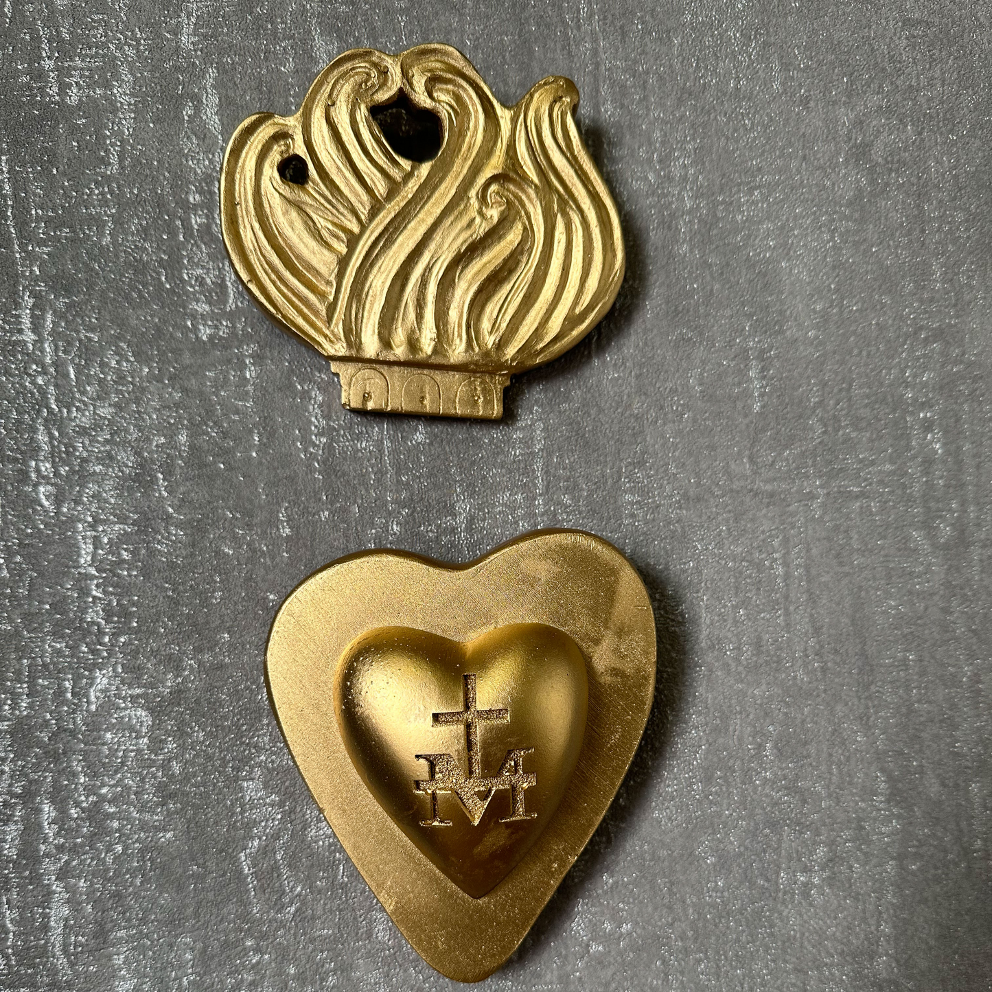 Ex-voto décoration murale "Coeur de Marie"