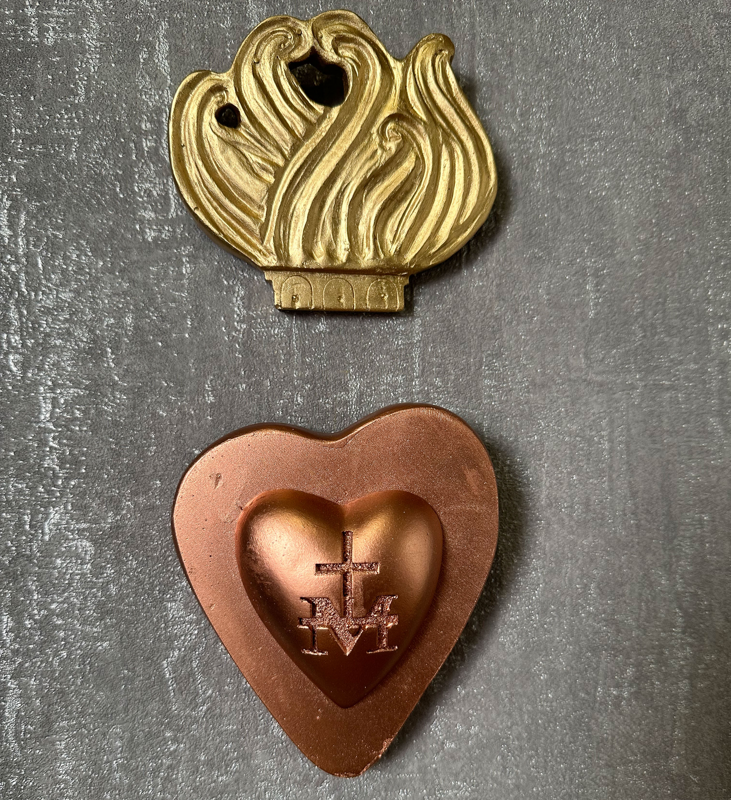 Ex-voto décoration murale "Coeur de Marie"