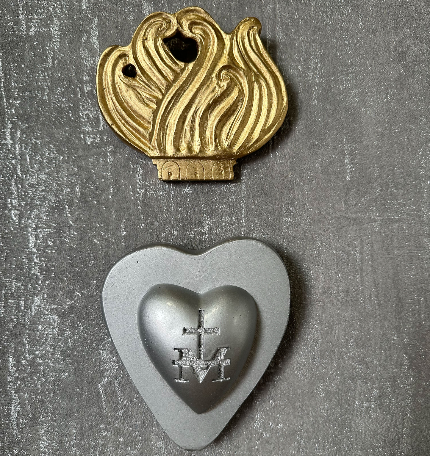 Ex-voto décoration murale "Coeur de Marie"