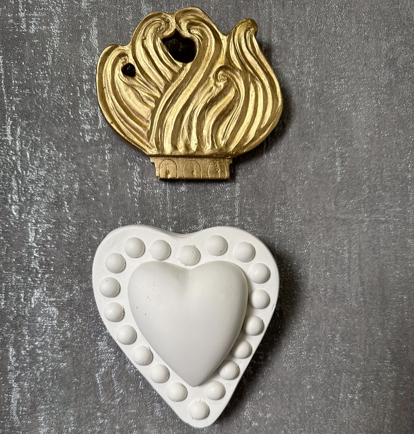 Ex-voto décoration murale coeur "Simple"