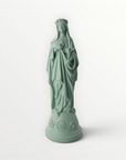 Statuettes of Mary with Flowers - timeless colors