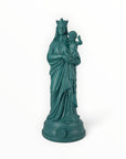 Statuette Bonne-Mère 30 cm couleur Bleu Gloria – Notre-Dame de la Garde peinte à la main à Marseille