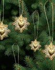 Pampille ex-voto de Noël couleur Or