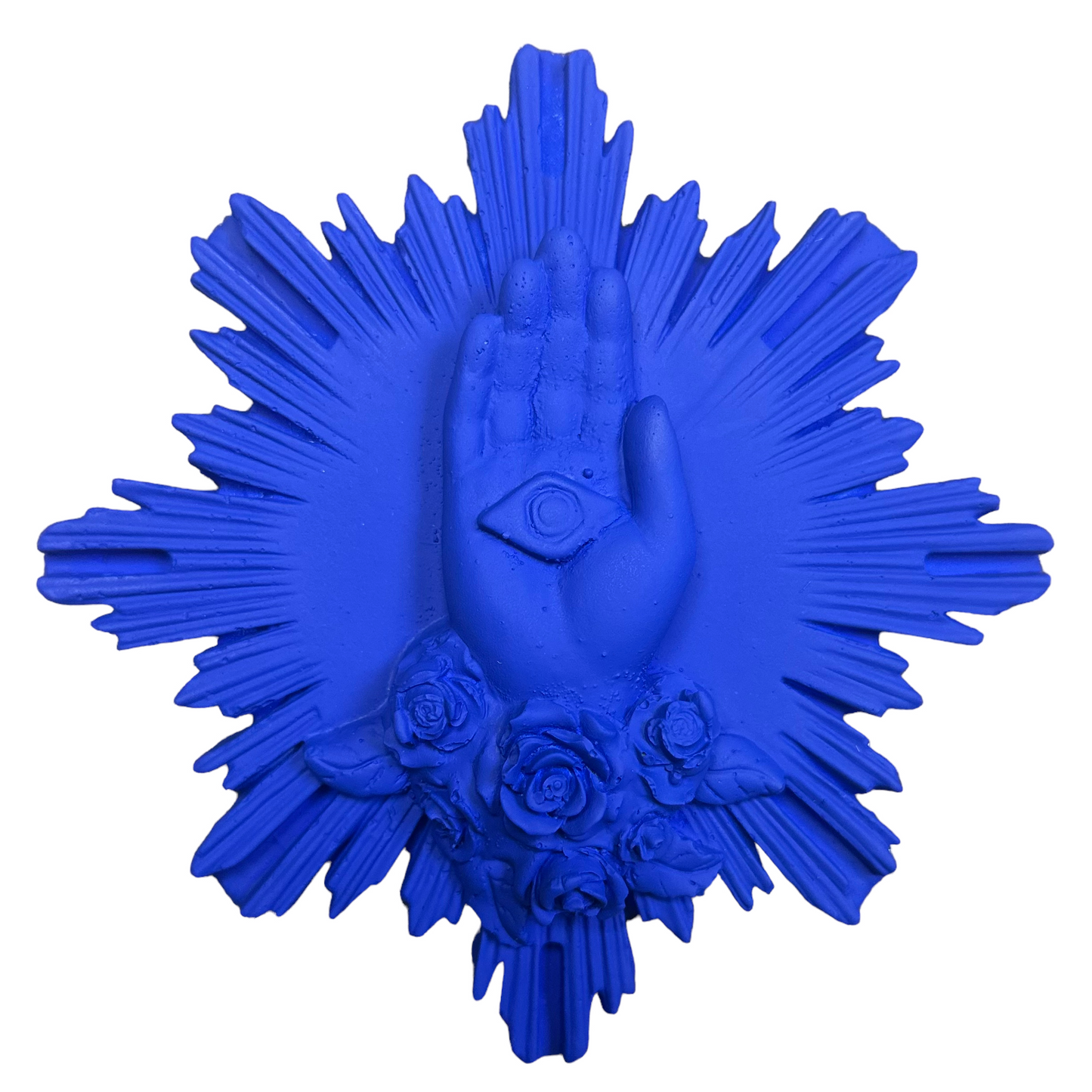 Ex-voto main "La main de Marie" - Couleurs intemporelles Indigo