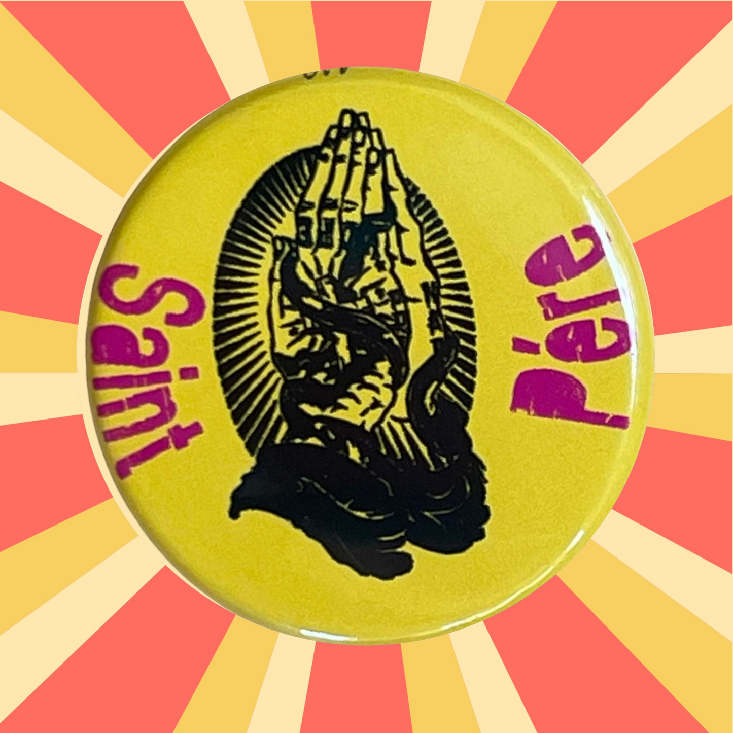 Broche & badge bouton rond pour vêtement spécial fête des pères !