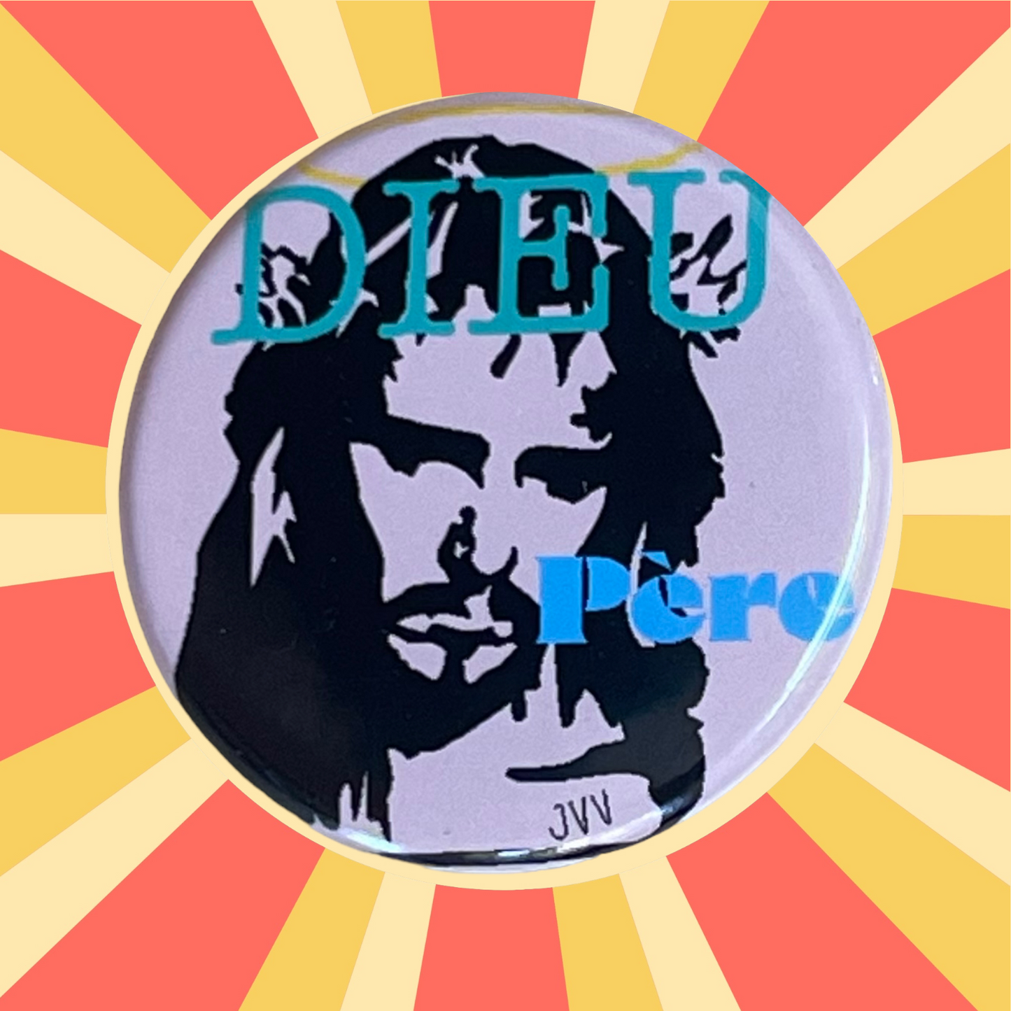 Broche & badge bouton rond pour vêtement spécial fête des pères !