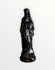 Statuette de la Vierge Marie aux Fleurs noir