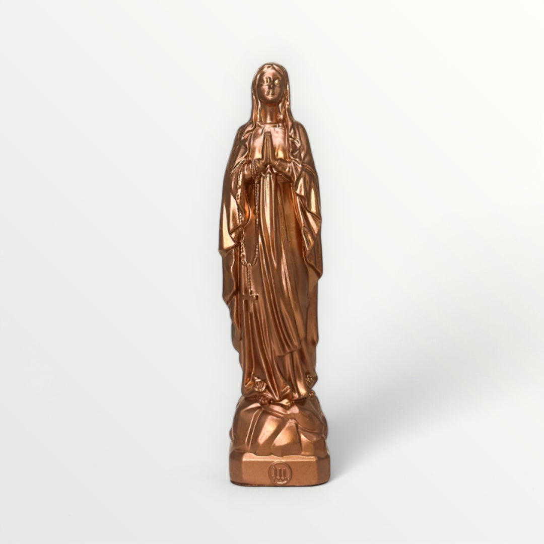 VIERGE MARIE DE LOURDE cuivre