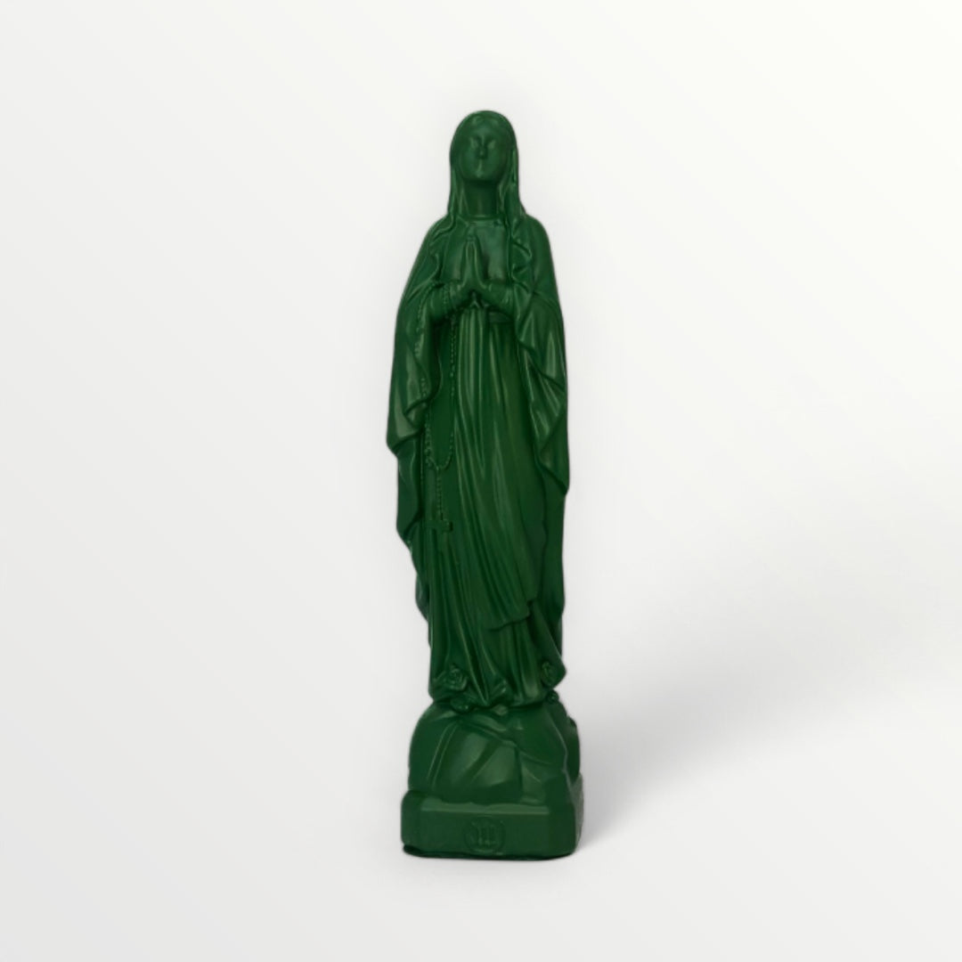 VIERGE MARIE DE LOURDE vert jungle