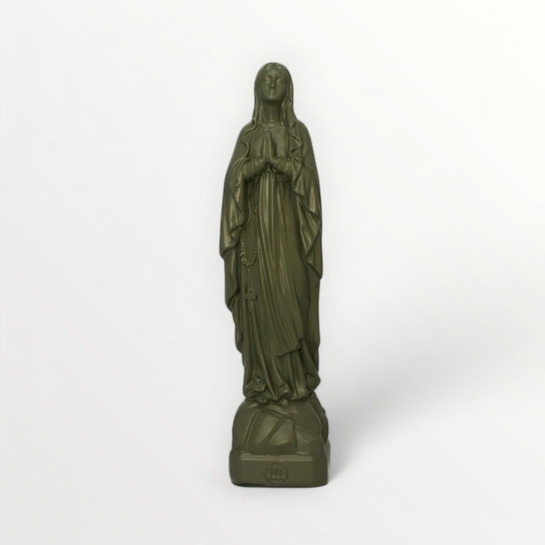 VIERGE MARIE DE LOURDE vert olive