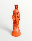 Vierge Marie aux Fleurs orangette