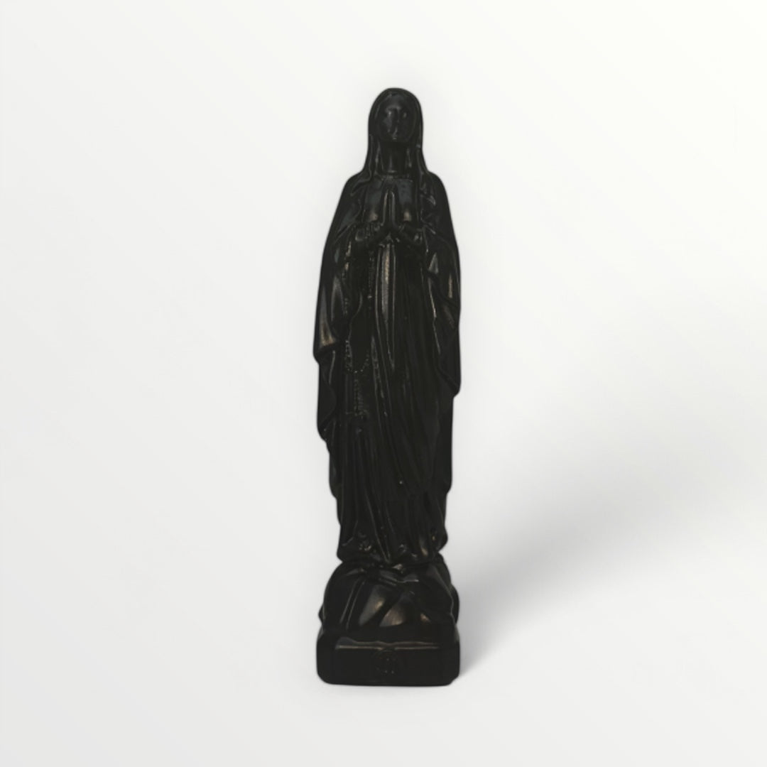 Vierge Marie de Lourdes 12 cm noir