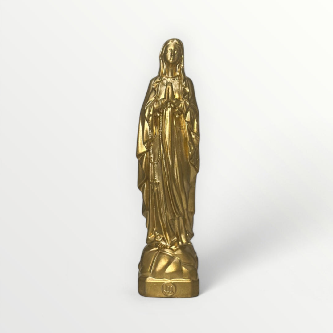 Vierge Marie de Lourdes 12 cm or