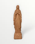 Vierge marie de Lourde 23cm beige nut's