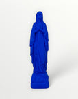 Vierge marie de Lourde 23cm bleu indigo