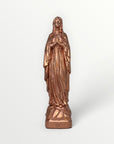 Vierge marie de Lourde 23cm cuivre