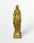 Vierge marie de Lourde 23cm or