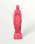 Vierge marie de Lourde 23cm rose bazooka