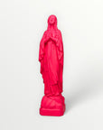 Vierge marie de lourdes 30cm ROSE PINK