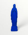 Vierge marie de lourdes 30cm bleu indigo
