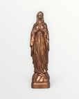 Vierge marie de lourdes 30cm cuivre